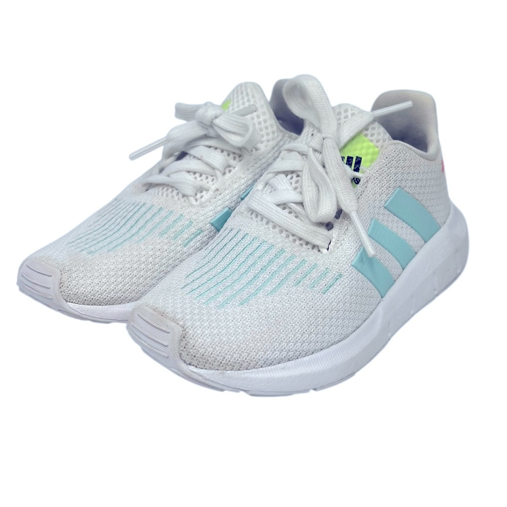 Adidas Kids White Swift Run Sneakers size 10